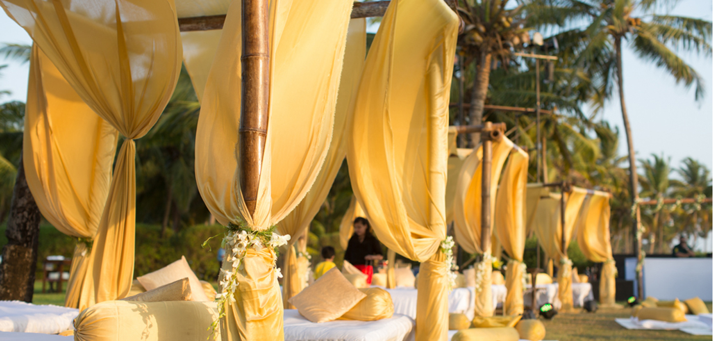Outdoor Wedding Tent Decoration in Goa