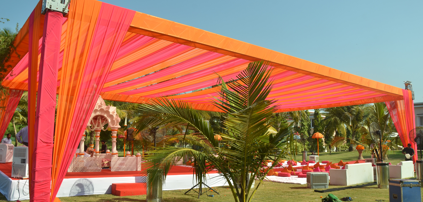 Tents for Lawn Wedding in Goa