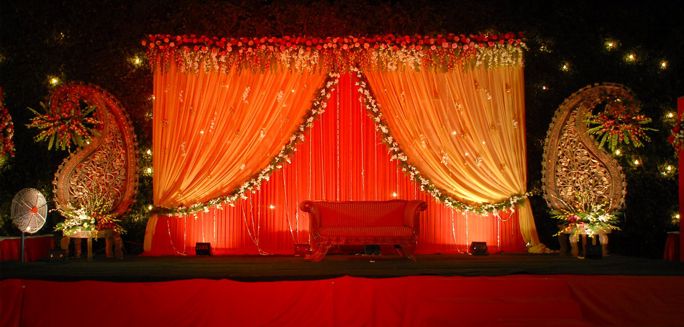 Indian Wedding Stage Decoration