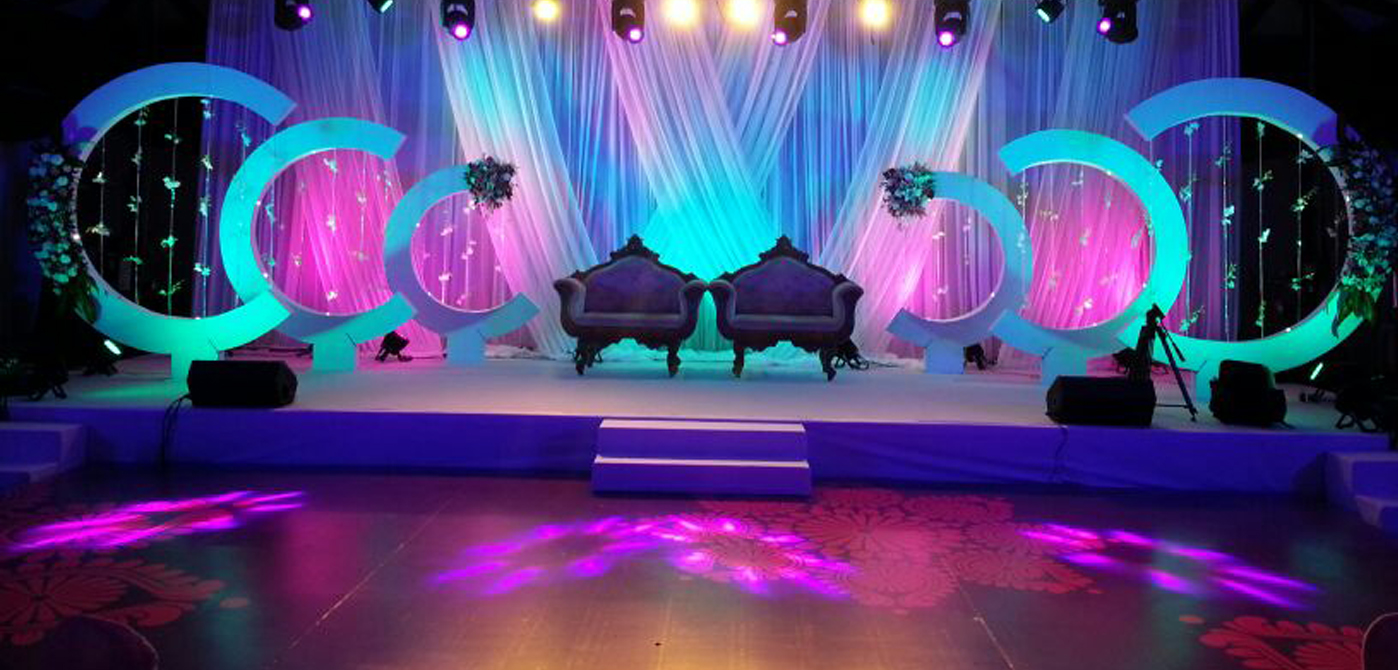 Backdrop for Wedding Reception Image