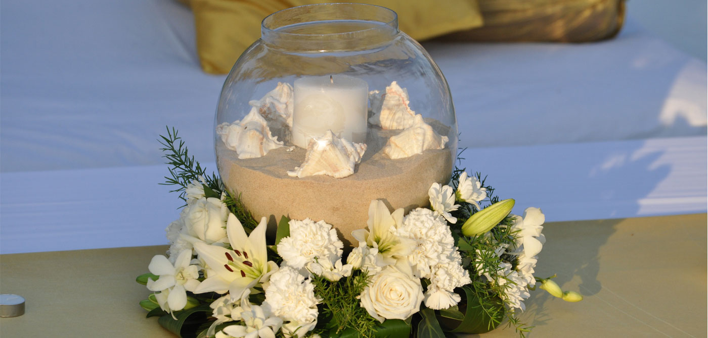 Beach Wedding Centerpiece