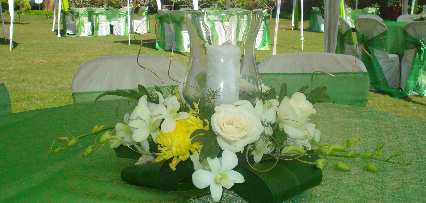 Destination Goa Wedding Centerpiece