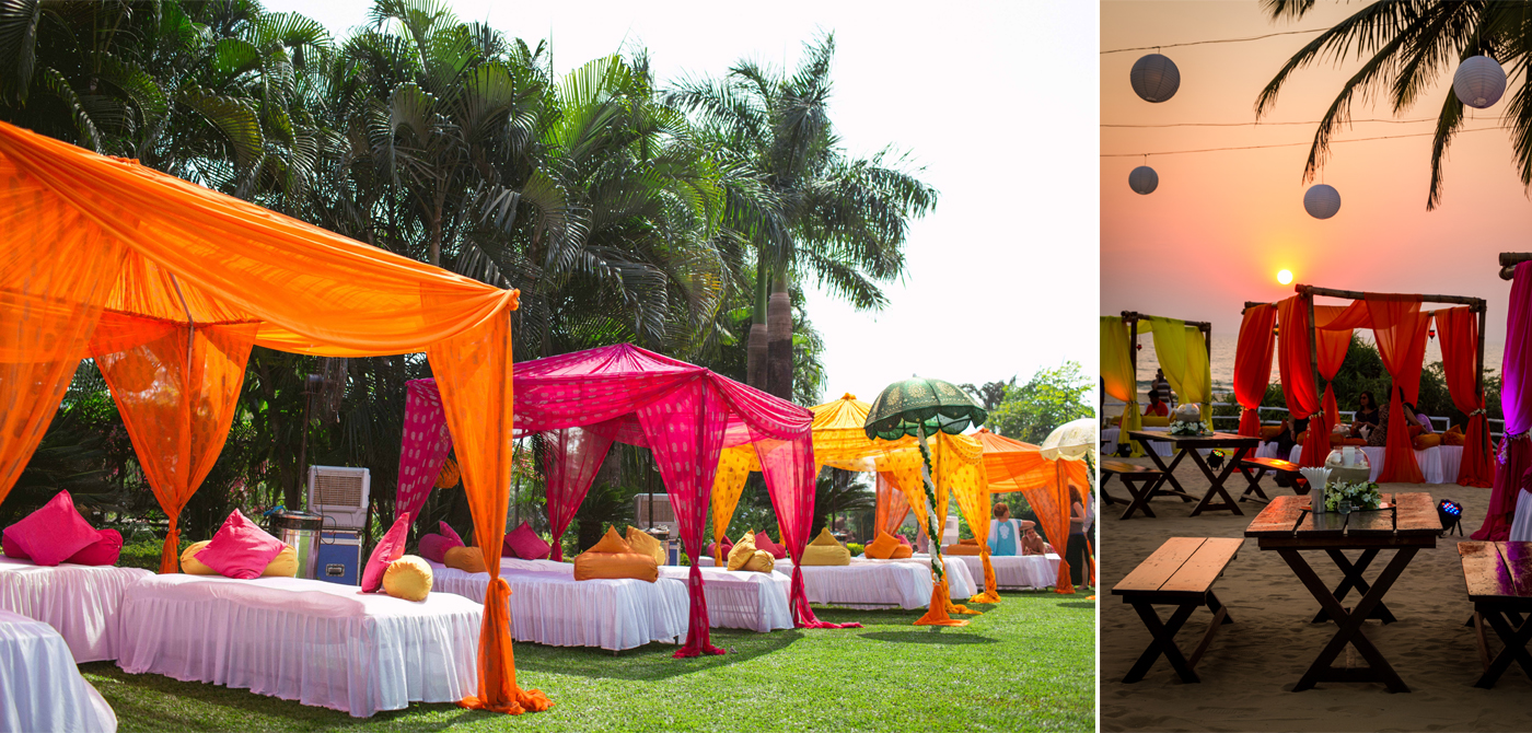 Tent for Beach Wedding in Goa